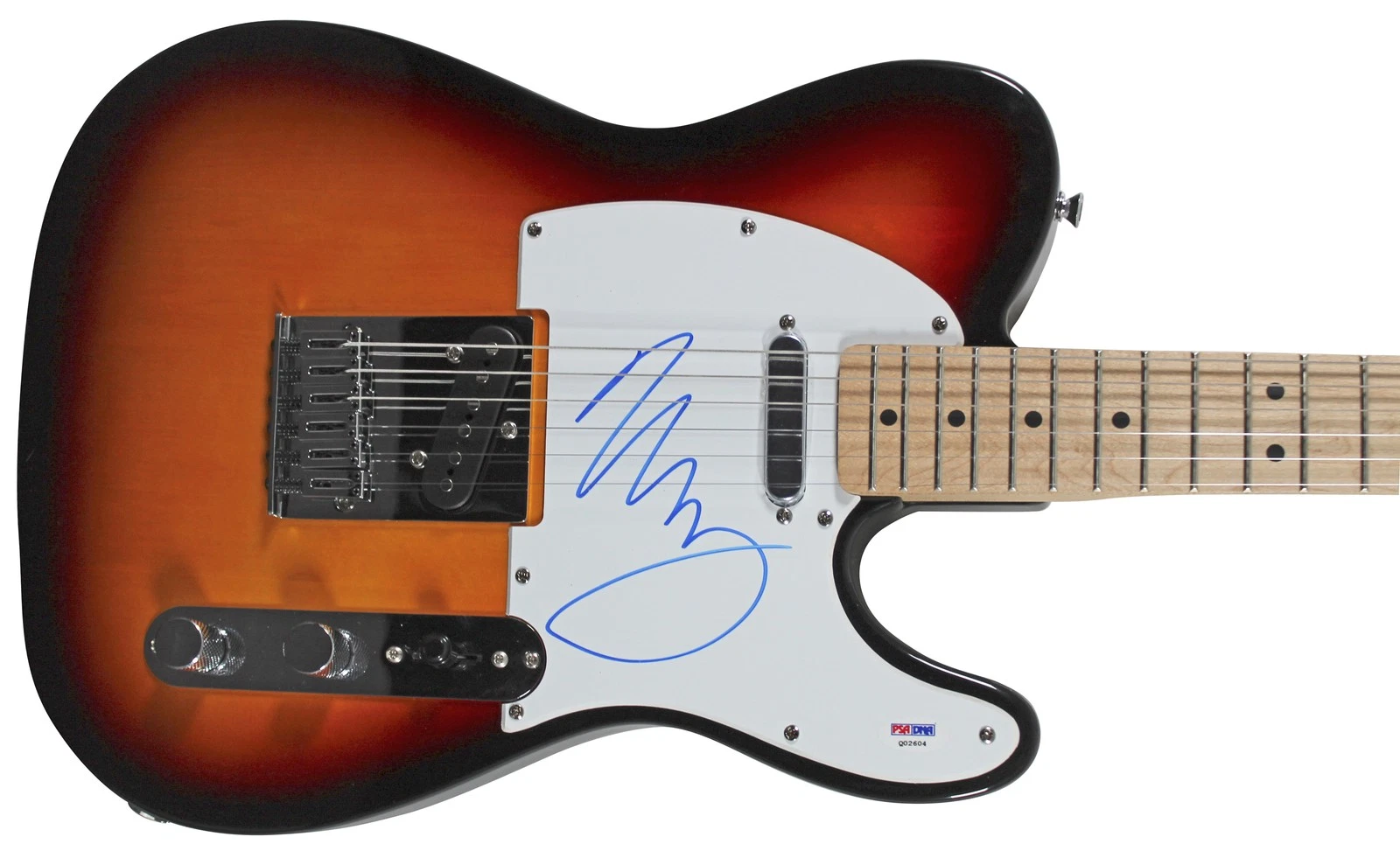 Neil Young Authentic Signed Fender Squier Telecaster Electric Guitar PSA #Q02604