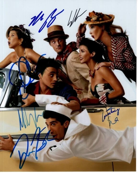 FRIENDS - TV Show Signed 8x10 Cast Photo w/ Hologram COA