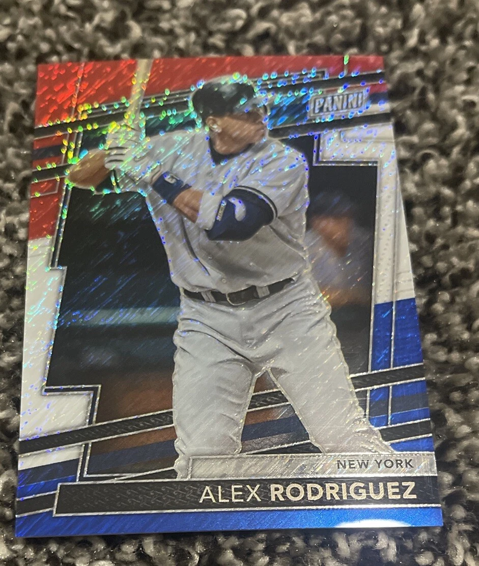 ALEX RODRIGUEZ 2024 Panini National VIP Gold Packs Red White Blue Shimmer 19/25