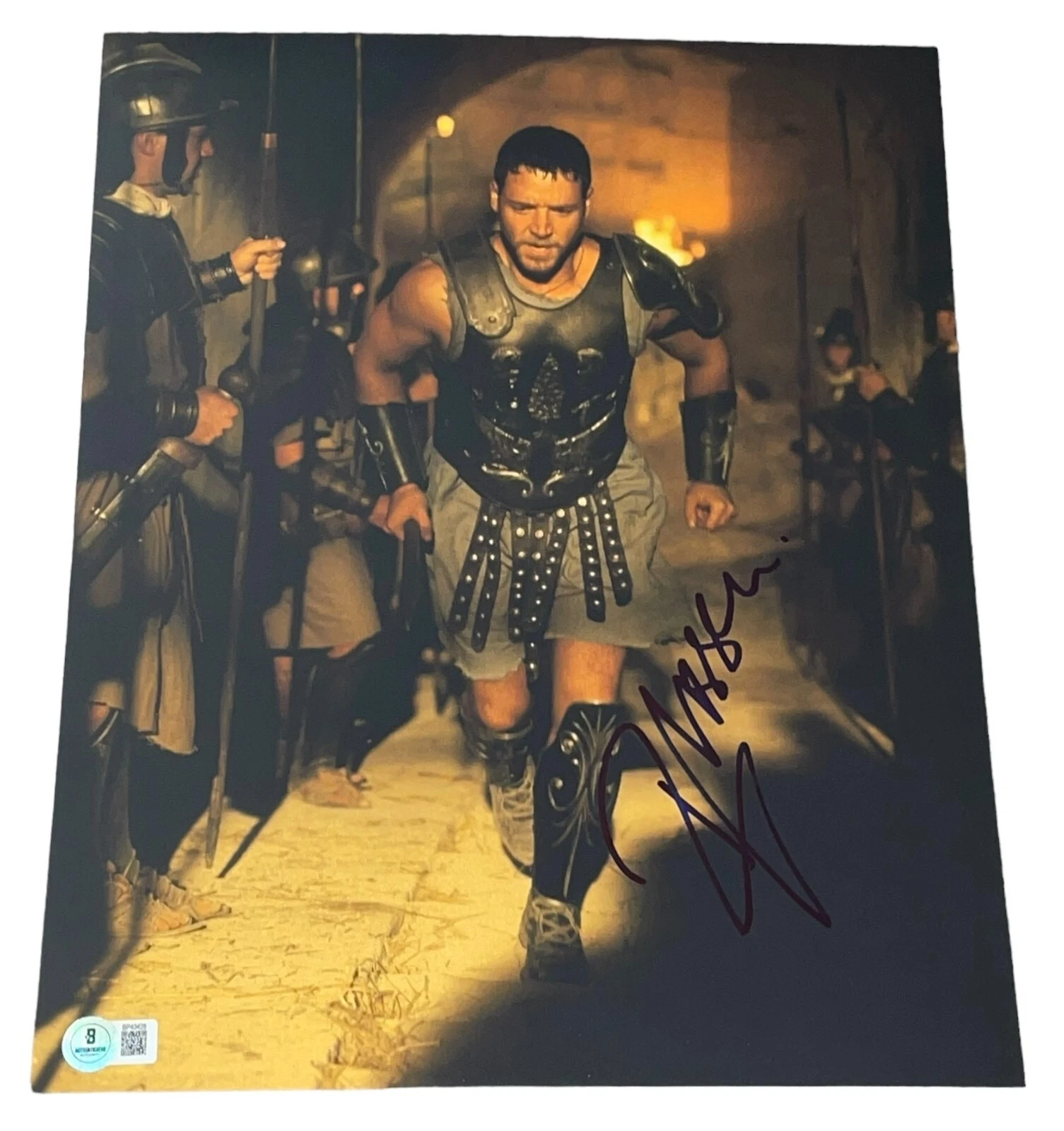 Russell Crowe Signed Autograph 11x14 Photo Authentic Gladiator Maximus Beckett D