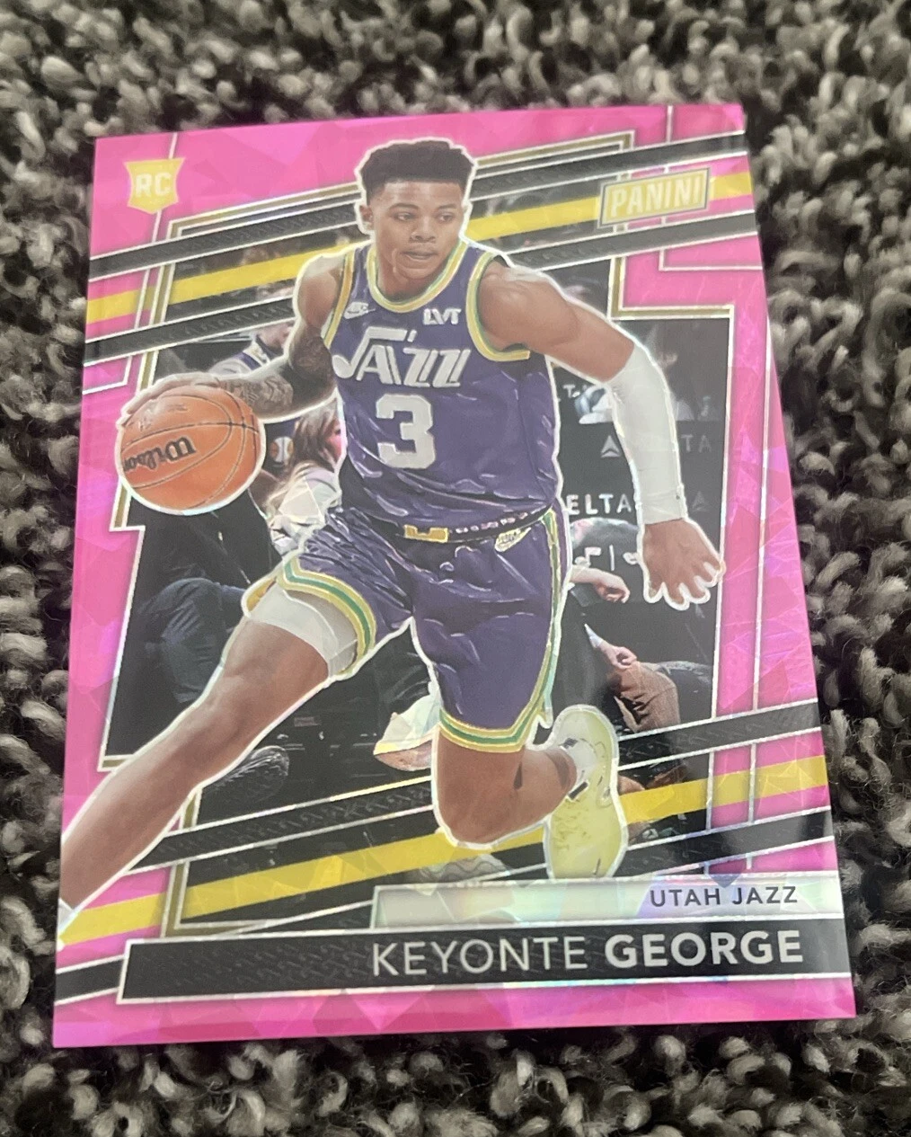 2024 Panini The National VIP Gold Packs Keyonte George Cracked Ice 26/88