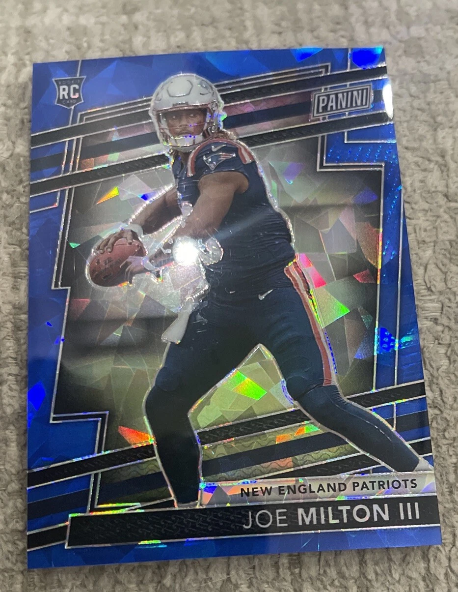 2024 Panini National VIP Gold Packs Joe Milton III Blue Ice /124 Patriots RC
