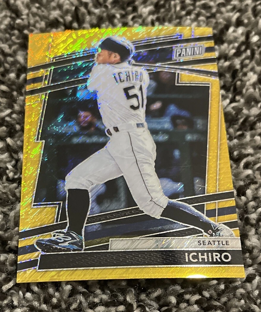 ICHIRO 2024 Panini National VIP Gold Pack PRIZM GOLD SHIMMER 3/10! ????????