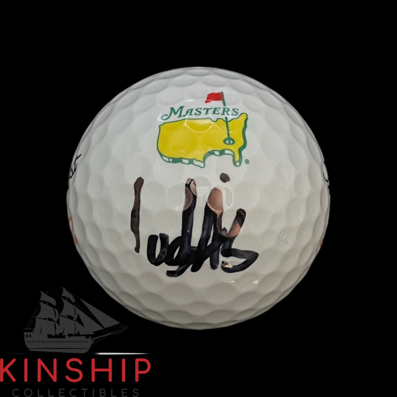 Ludvig Aberg signed Masters Logo Golf Ball JSA COA PGA Star Auto A3371