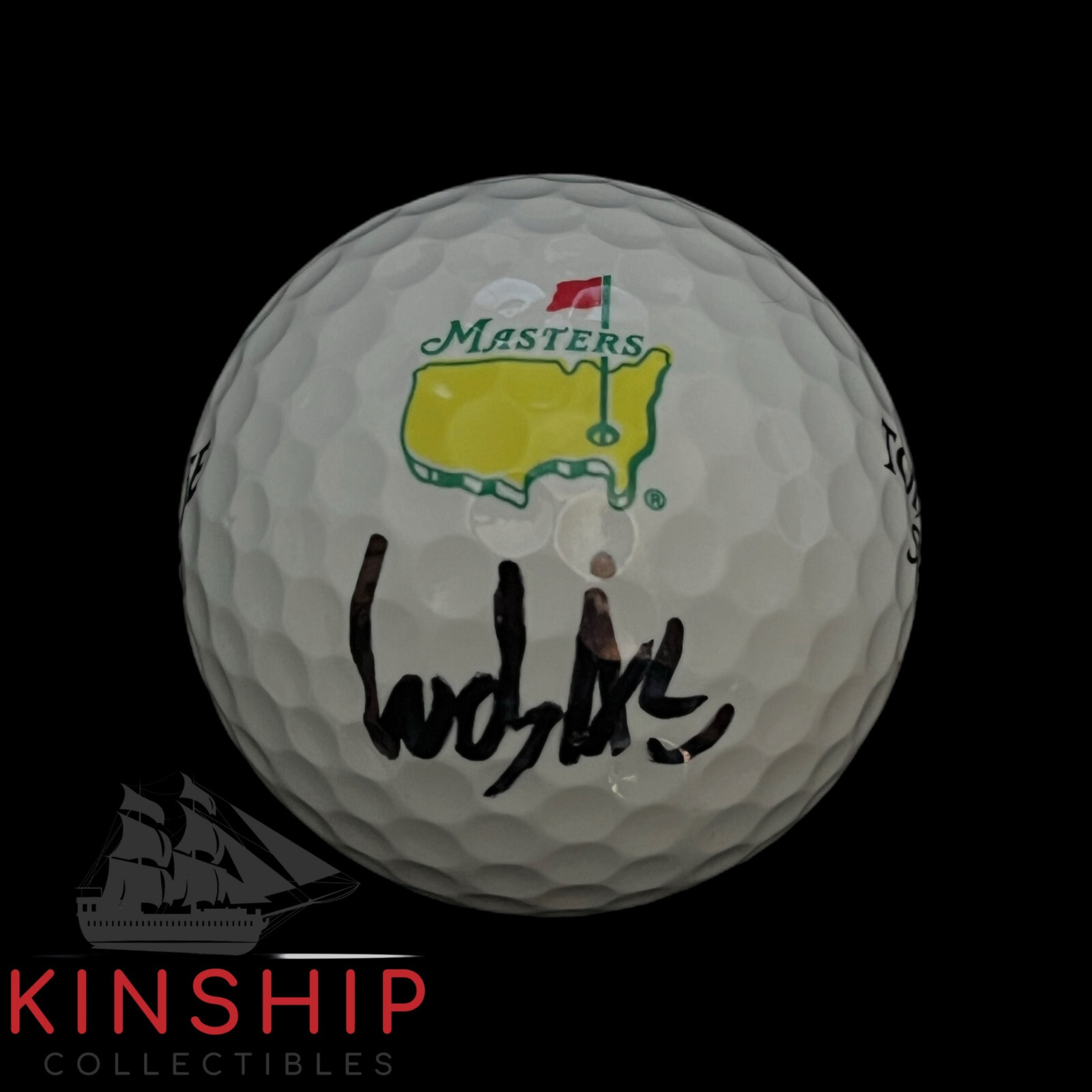 Ludvig Aberg signed Masters Logo Golf Ball JSA COA PGA Star Auto A3387