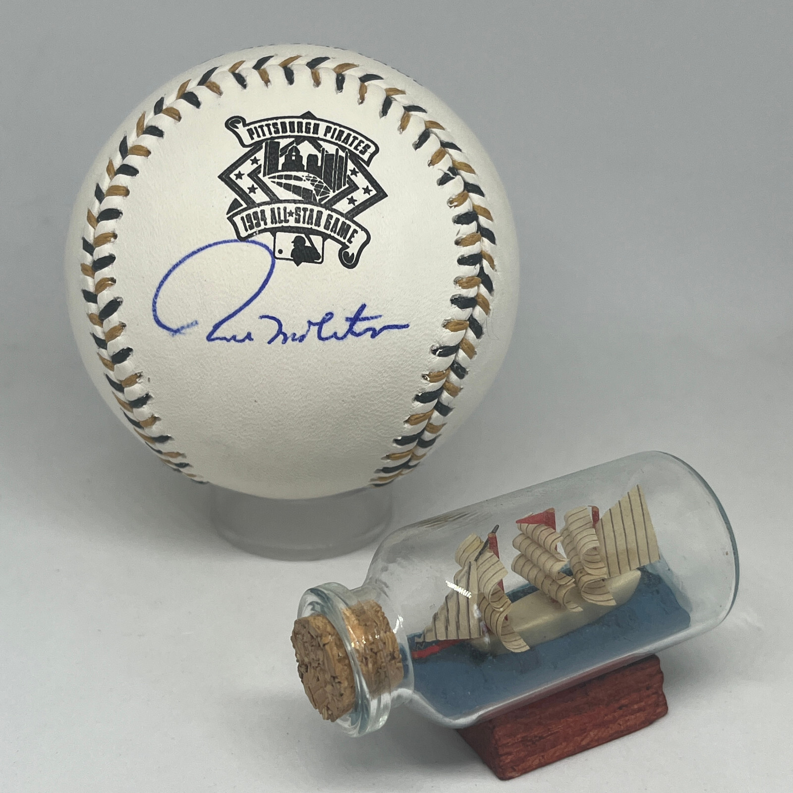 Paul Molitor signed Rawlings 1994 All Star Logo Baseball JSA COA HOF Auto A3409
