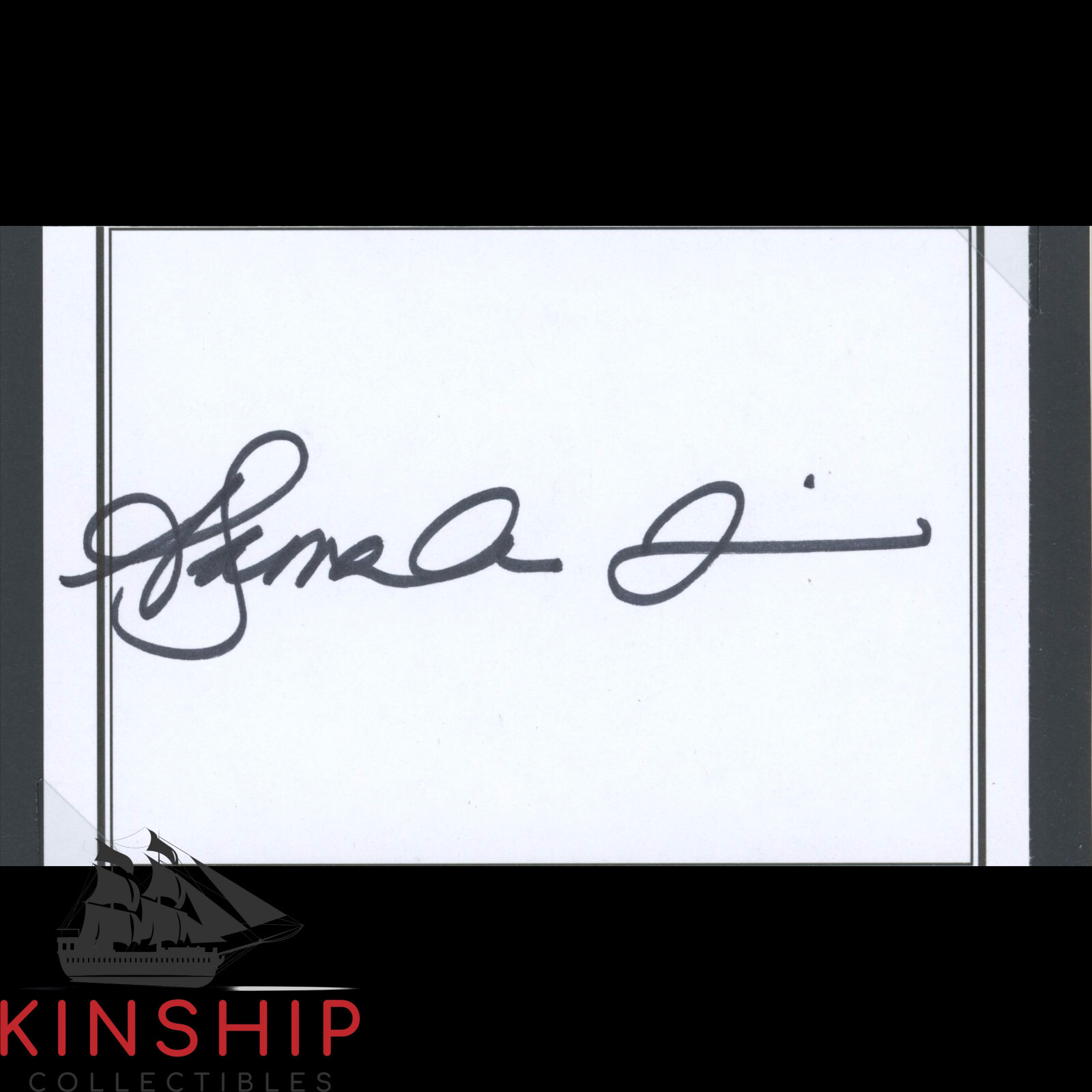 Kamala Harris signed Cut JSA LOA Auto Grade 10 President Joe Biden VP Rare Z1875