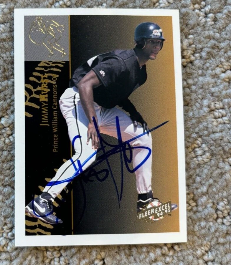 Jimmy Hurst Signed Autographed CAR 1994 Fleer Excel #29 Prince William Cannons