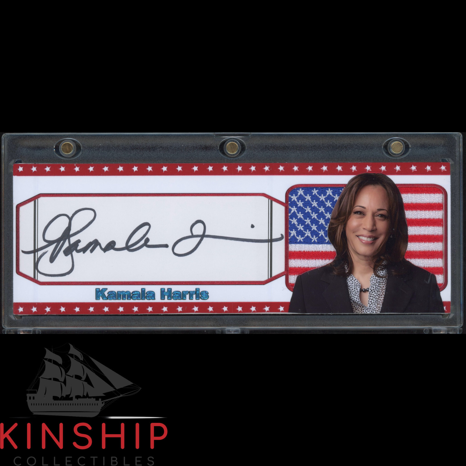 Kamala Harris signed Custom Cut Booklet JSA LOA President Biden VP Auto Z1886