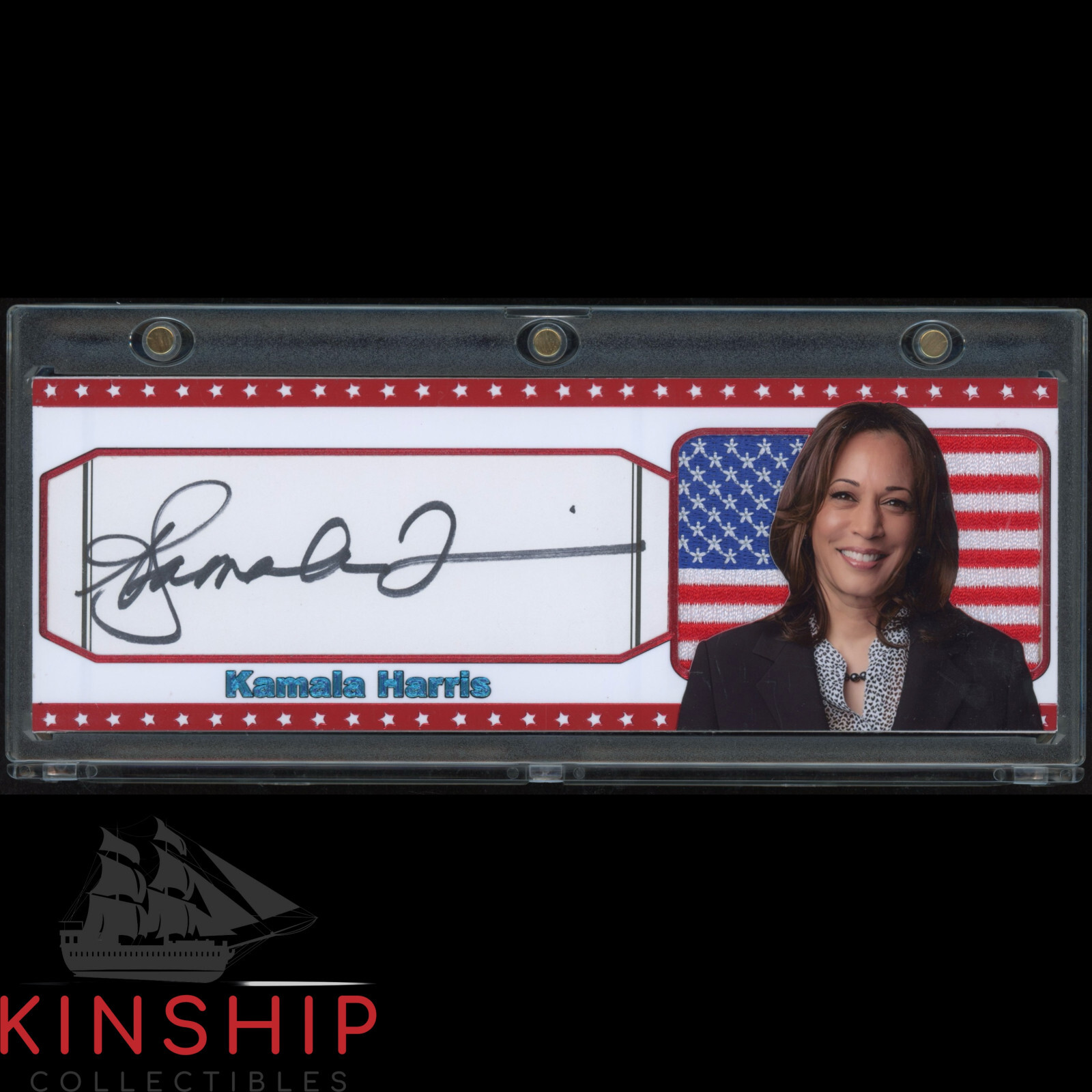 Kamala Harris signed Custom Cut Booklet JSA LOA President Biden VP Auto Z1884