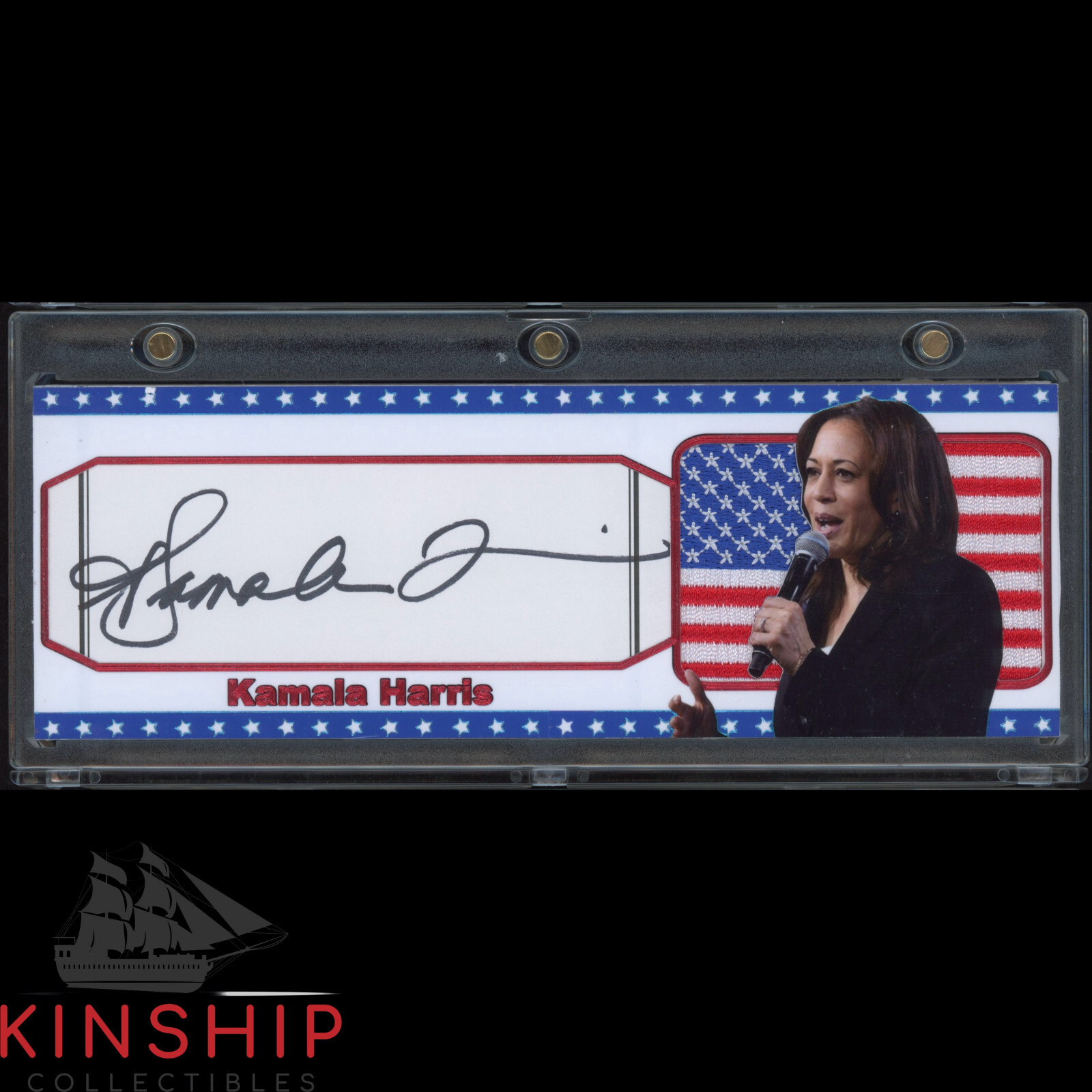 Kamala Harris signed Custom Cut Booklet JSA LOA President Biden VP Auto Z1885