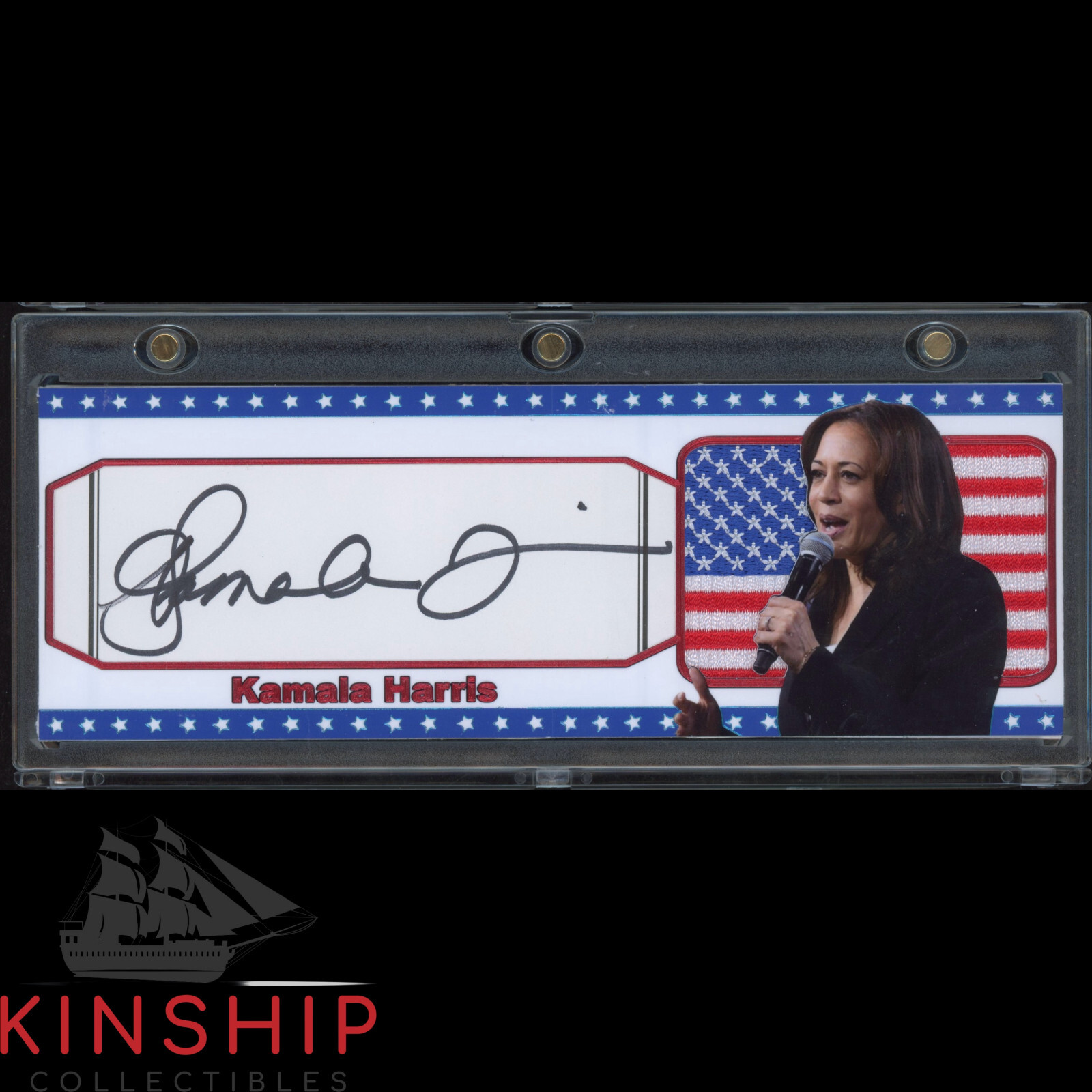 Kamala Harris signed Custom Cut Booklet JSA LOA President Biden VP Auto Z1887