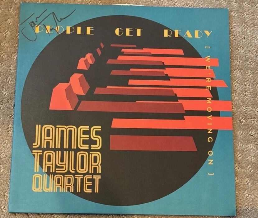James Taylor Hand SIGNED AUTOGRAPHED Vinyl LP People Get Ready