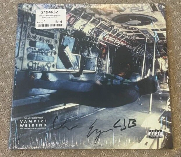 Vampire Weekend signed Only God Was Above Us 12