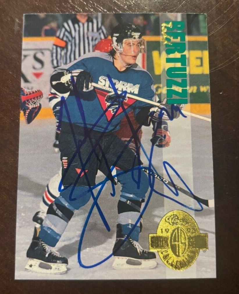 1993 Classic Four Sport #204 Todd Bertuzzi signed autographed card