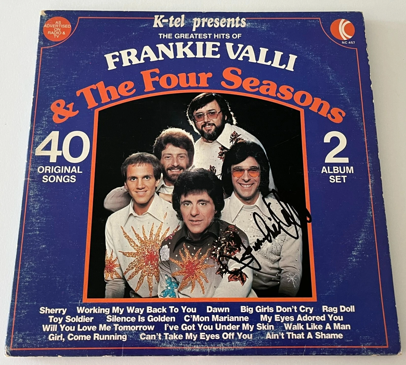 FRANKIE VALLI & THE FOUR SEASONS SIGNED VINYL w/ BECKETT COA & EXACT VIDEO PROOF