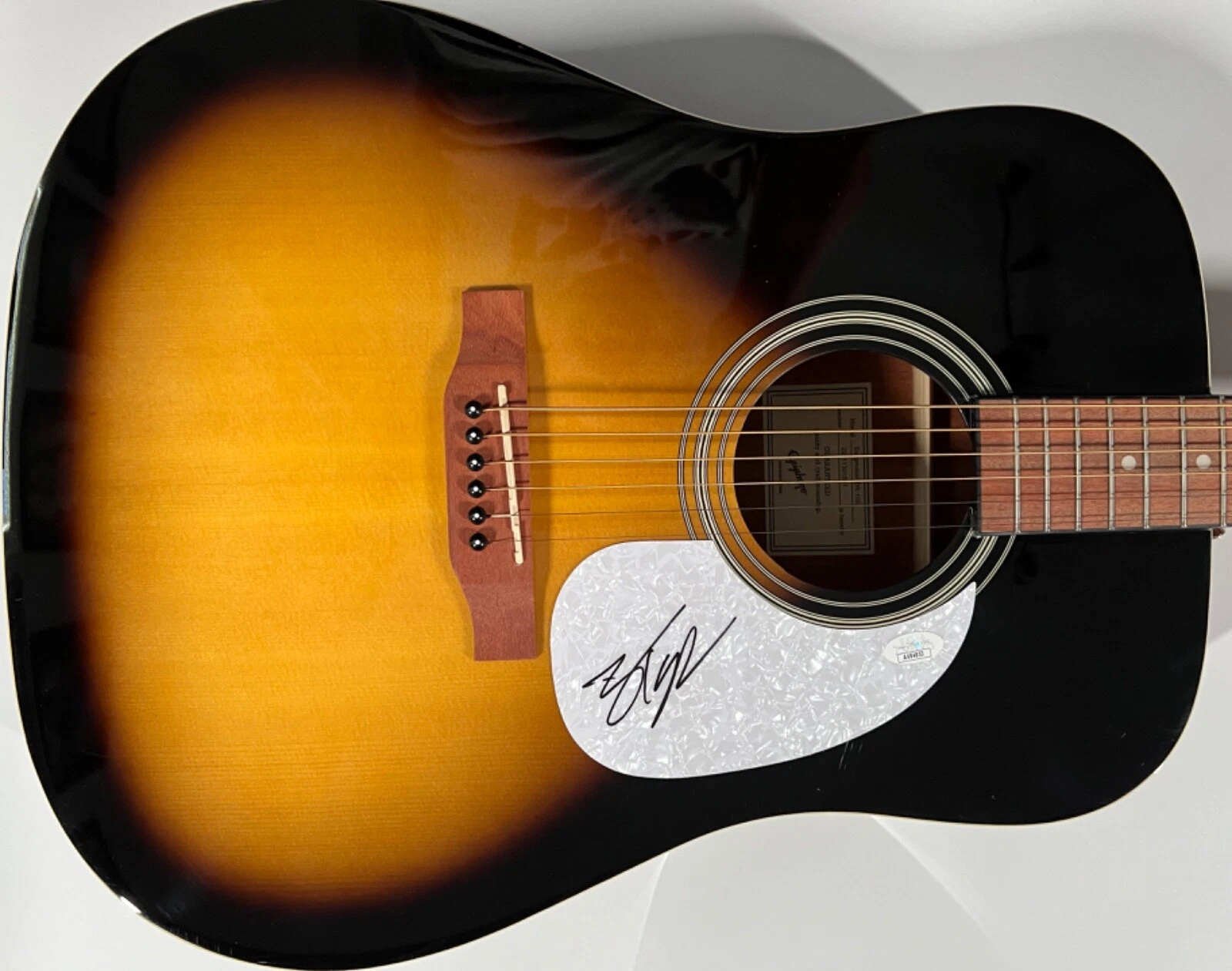 ZACH TOP JSA AUTOGRAPH SIGNED GUITAR EPIPHONE ACOUSTIC COLLECTIBLE MEMORABILIA