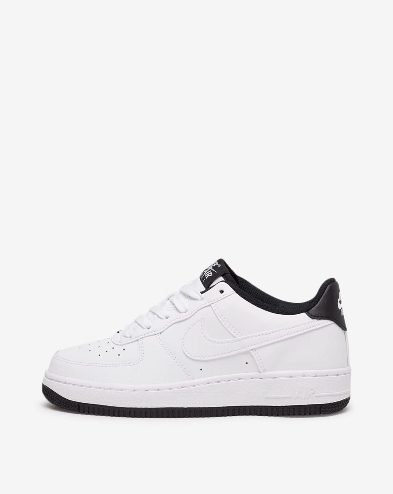 Nike Air Force 1 Low AF1 Size 4-7 GS Youth White Black Sneakers Women's New