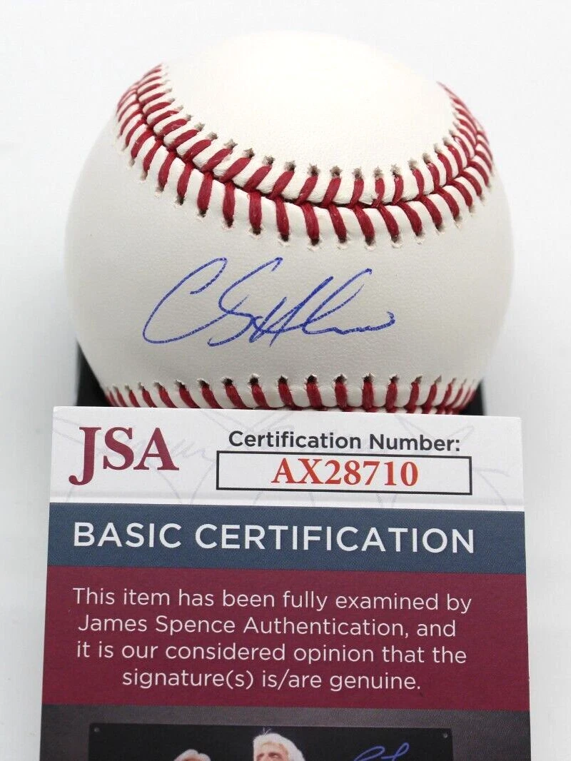 Clay Holmes New York Yankees Signed Official MLB Baseball w/JSA COA AX28710