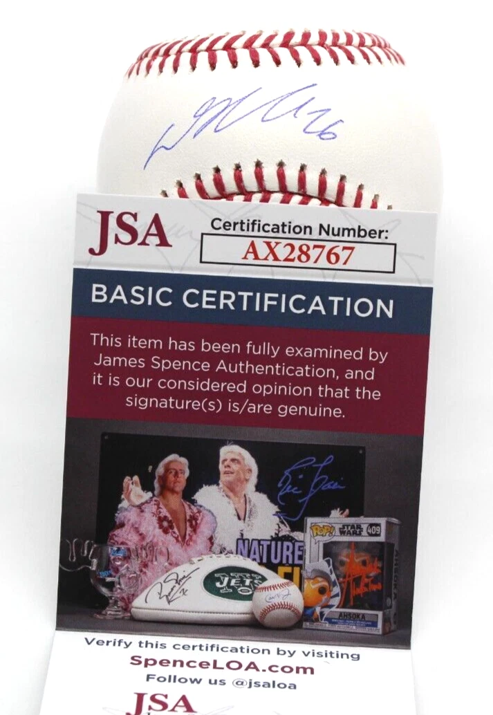 DJ LeMahieu New York Yankees Signed Official MLB Baseball w/JSA COA AX28767