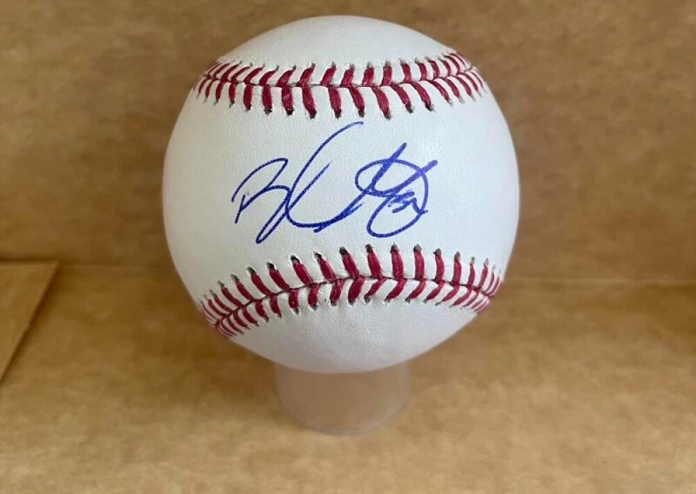 BRANDON MCARTHY DODGERS/YANKEES SIGNED AUTOGRAPHED M.L. BASEBALL BECKETT AUTH
