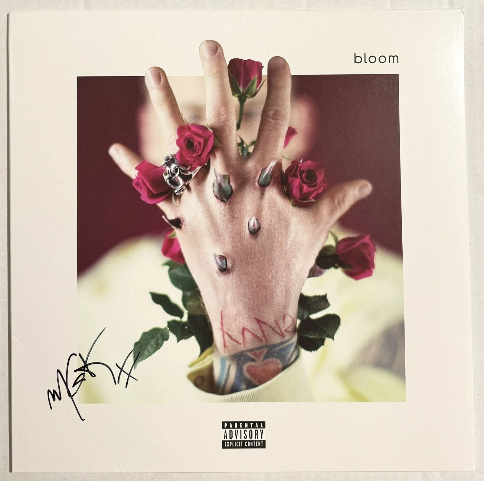MGK Machine Gun Kelly Signed Autographed Bloom Vinyl Album JSA COA
