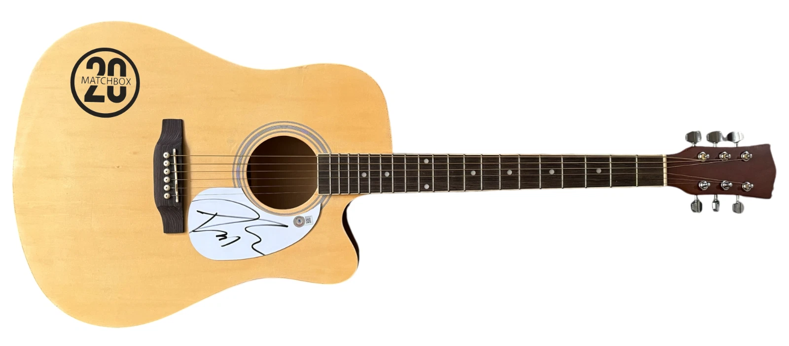 Rob Thomas Signed MATCHBOX TWENTY Full Size Acoustic Guitar Autograph BAS COA