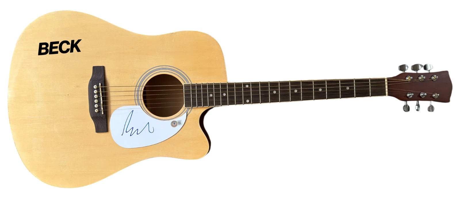 Beck Hansen Signed Autograph Full Size Acoustic Guitar Sea Change Beckett COA