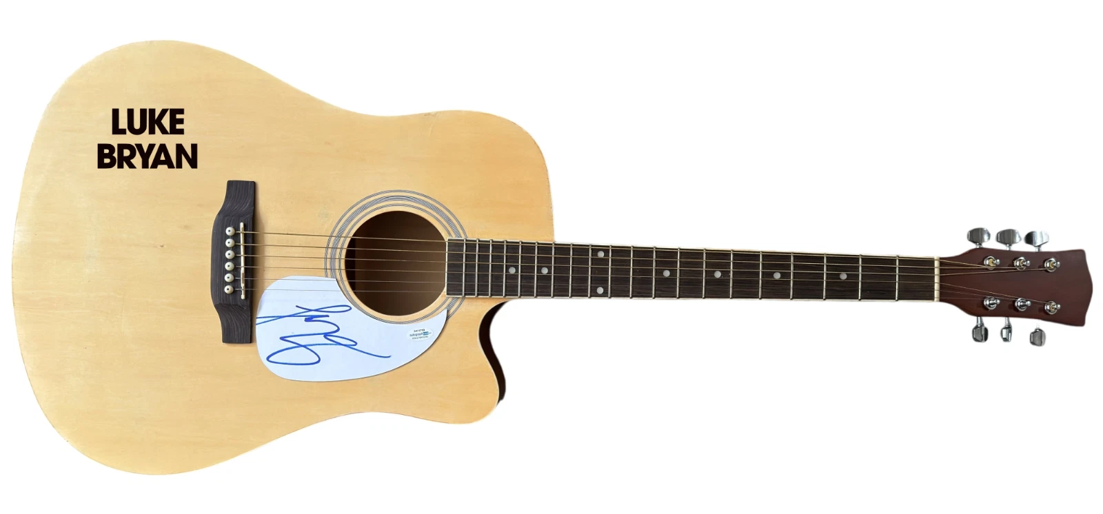 Luke Bryan Signed Autograph Full Size Acoustic Guitar Country Singer ACOA COA