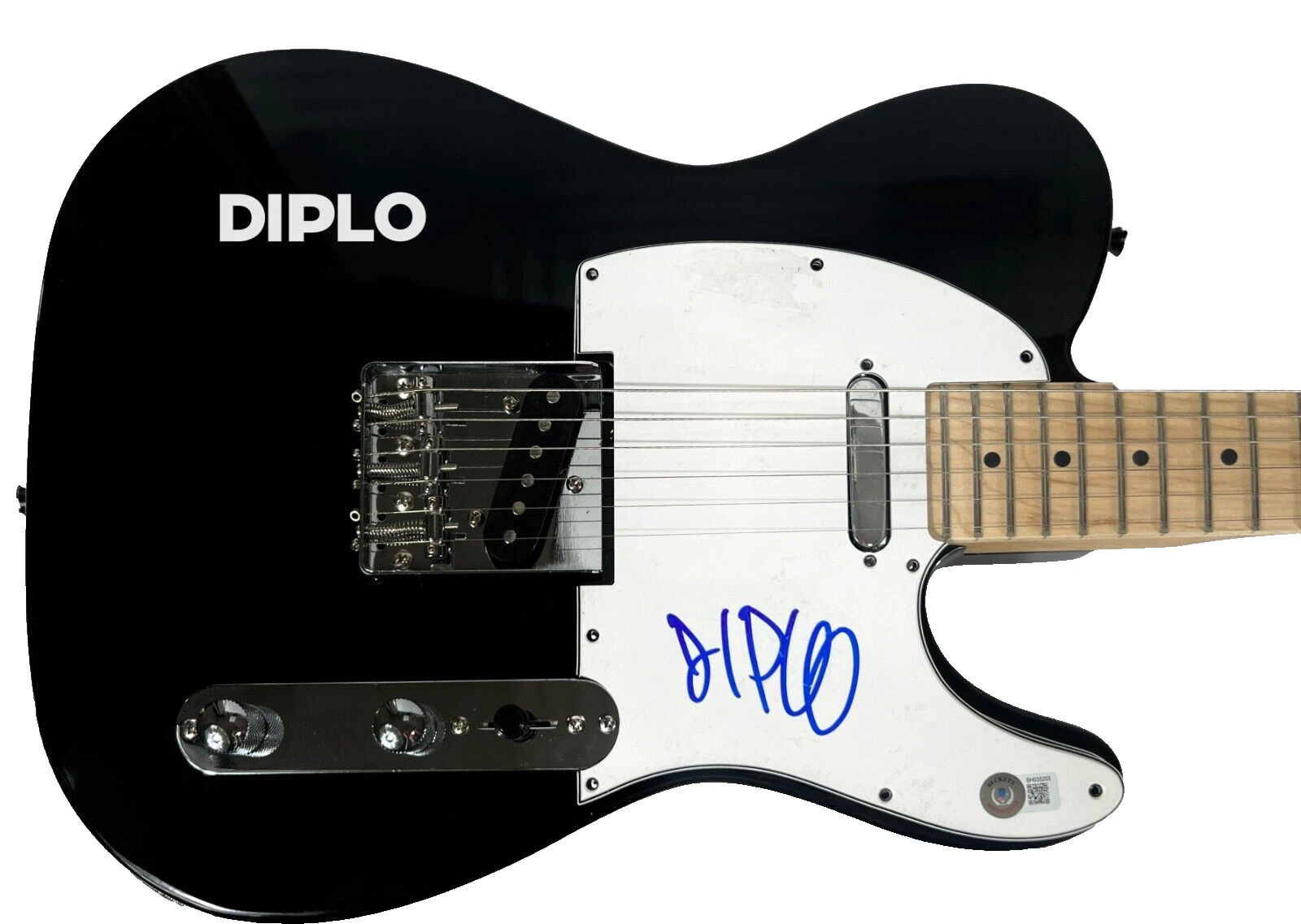 Diplo Signed Autograph Electric Guitar EMD DJ Major Lazer Beckett COA