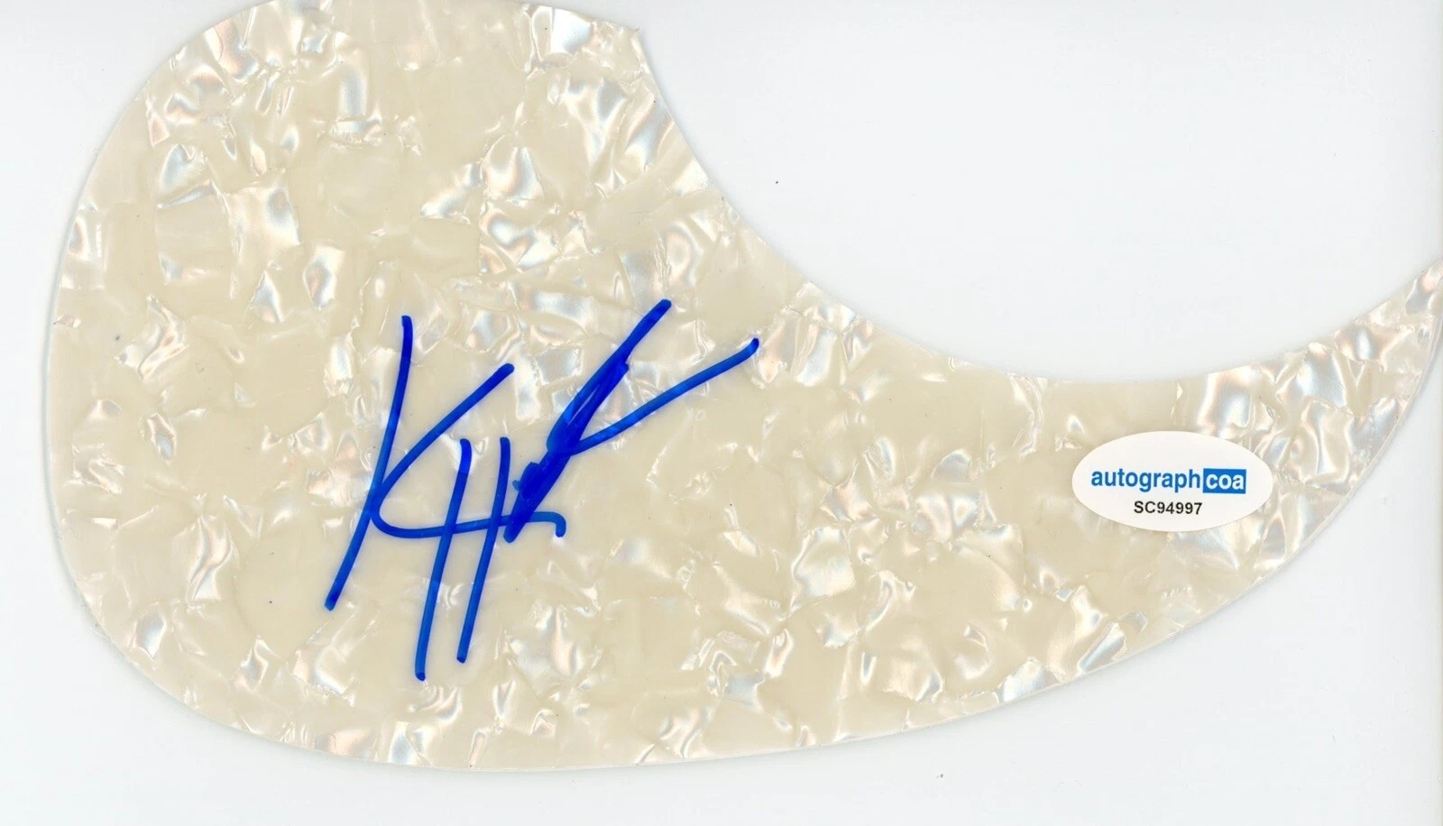 KELSEY HART SIGNED AUTOGRAPH ACOUSTIC GUITAR PICKGUARD ACOA COUNTRY LIFE WITH U