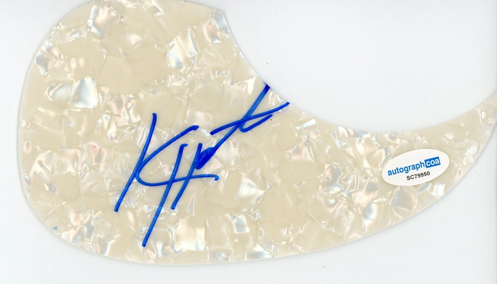 KELSEY HART SIGNED AUTOGRAPH ACOUSTIC GUITAR PICKGUARD ACOA COUNTRY LIFE WITH U