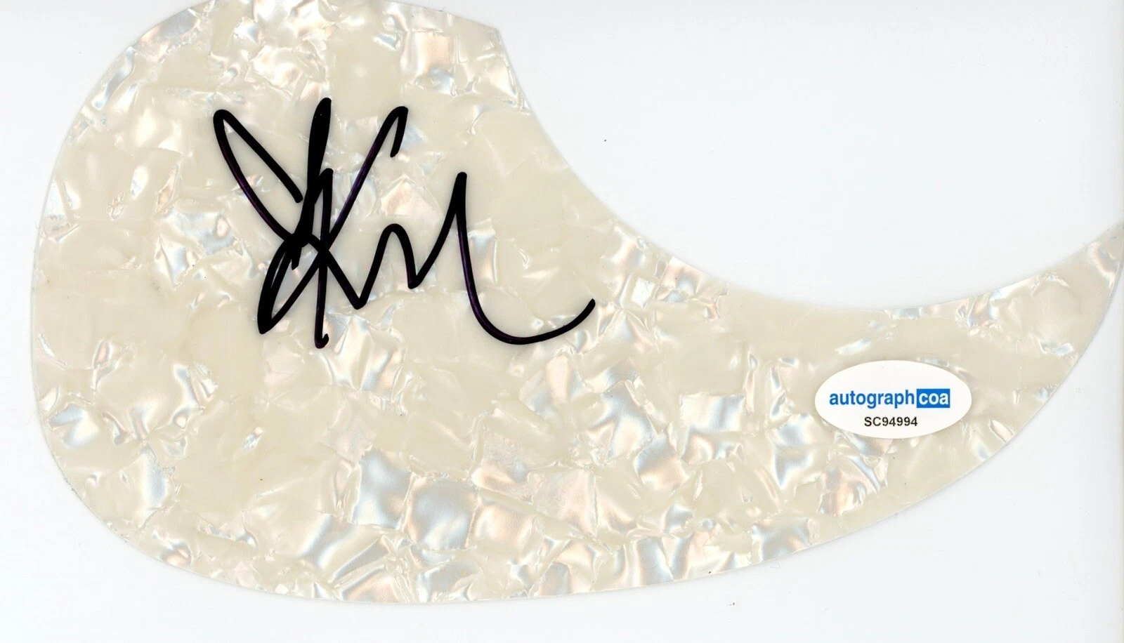 KYLIE MORGAN SIGNED AUTOGRAPH ACOUSTIC GUITAR PICKGUARD ACOA COUNTRY STAR