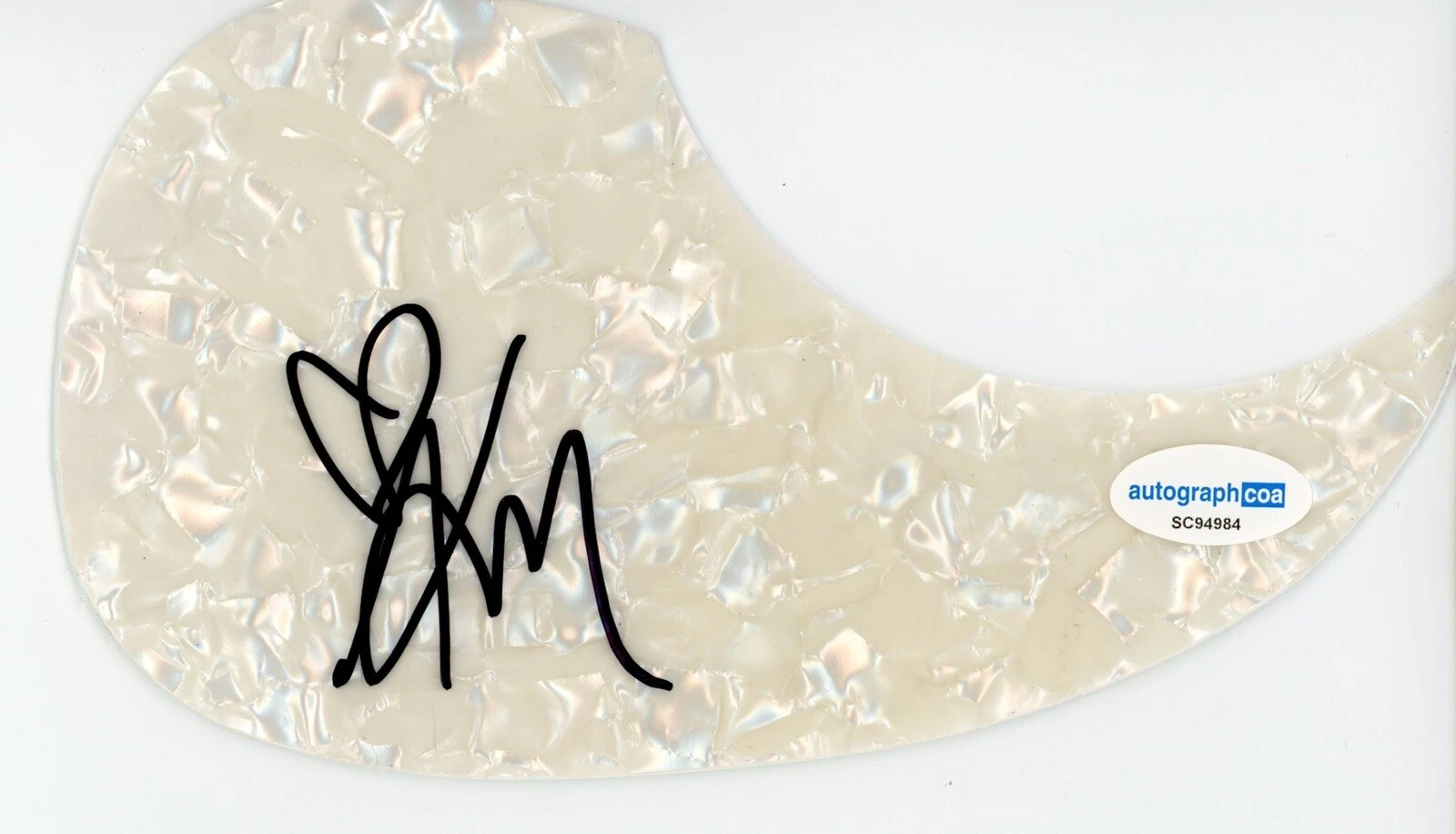 KYLIE MORGAN SIGNED AUTOGRAPH ACOUSTIC GUITAR PICKGUARD ACOA COUNTRY STAR