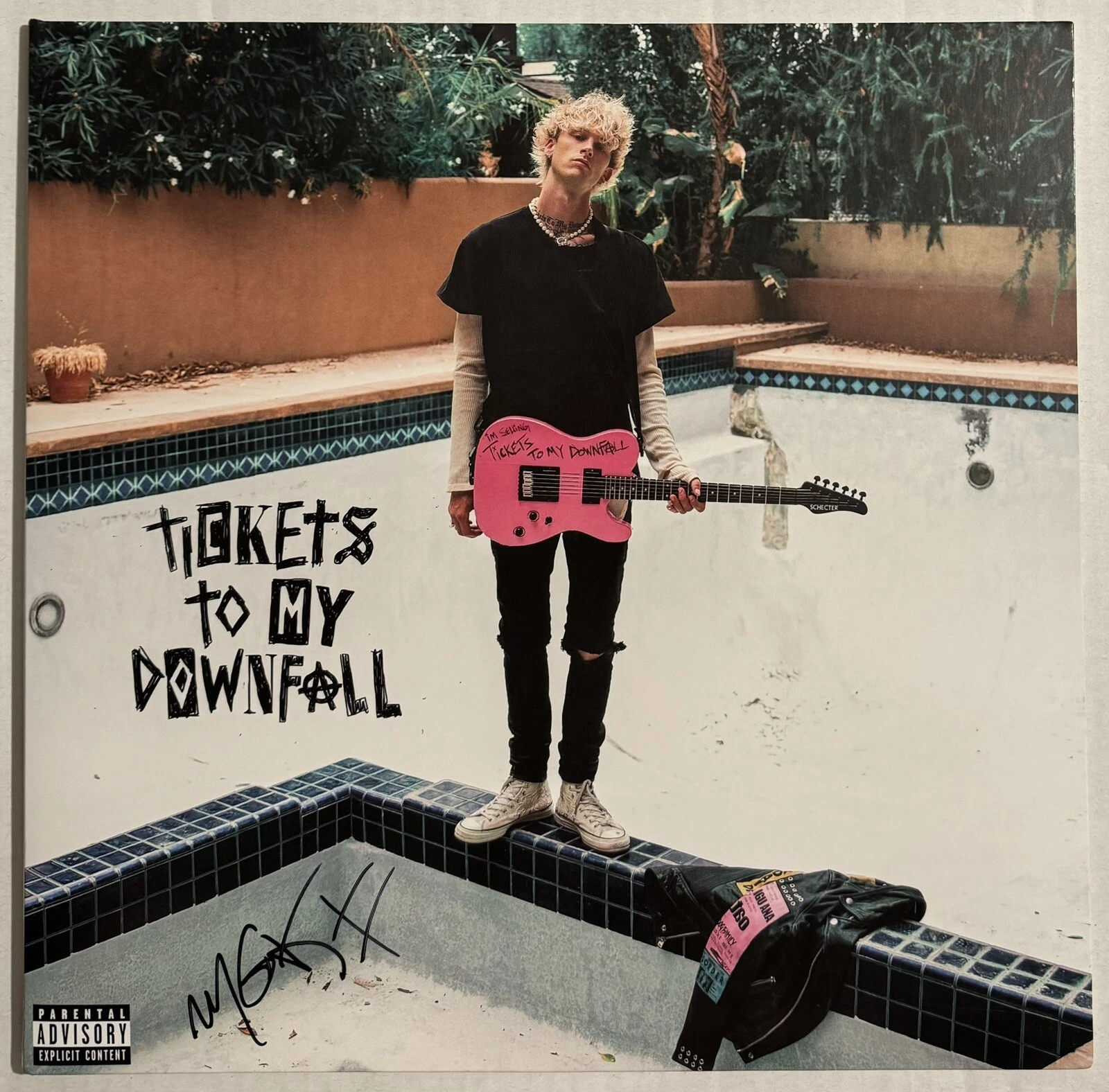 MGK Machine Gun Kelly Signed Autographed Tickets To My Downfall Album JSA COA