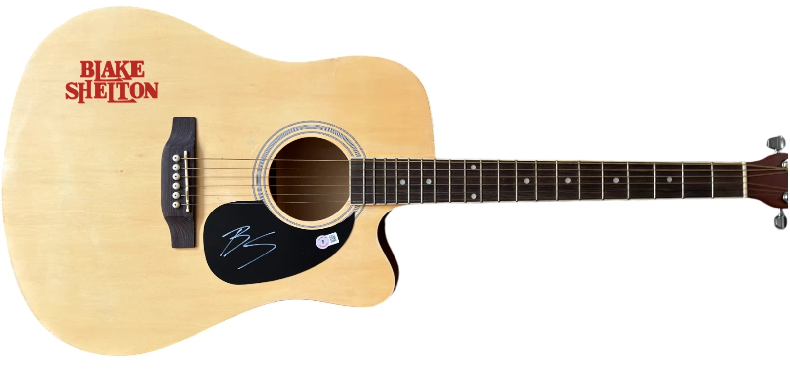 Blake Shelton Signed Autograph Full Size Acoustic Guitar Country Singer BAS COA