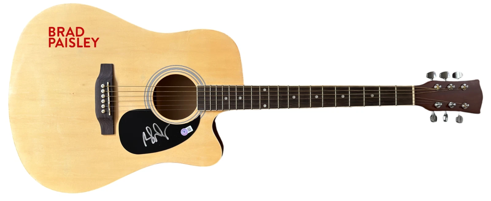 Brad Paisley Signed Autograph Full Size Acoustic Guitar Country Star Beckett COA