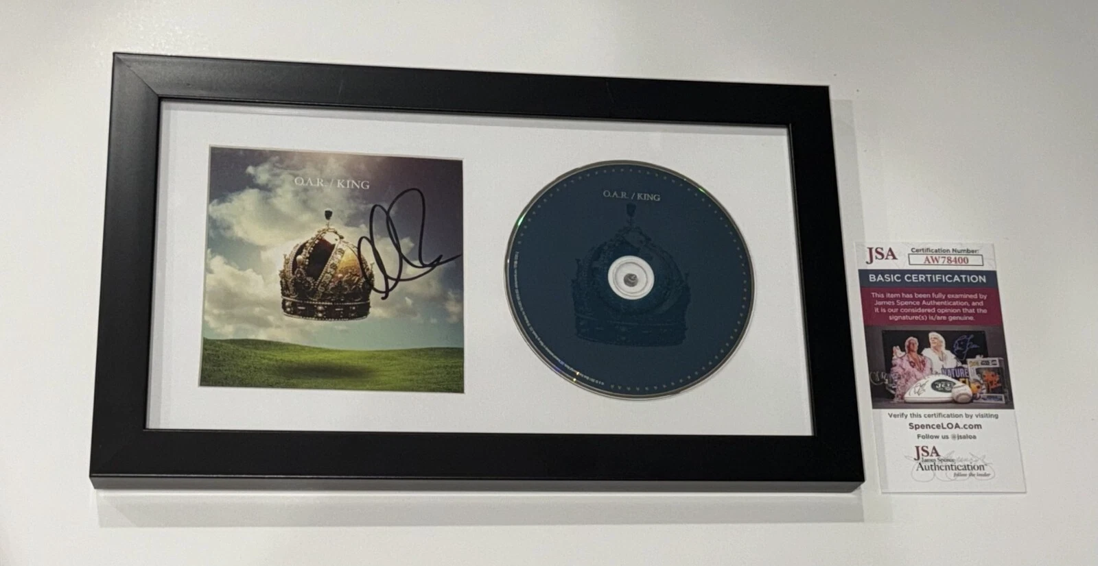 MARC ROBERGE SIGNED FRAMED KING CD O.A.R. AUTOGRAPHED JSA COA