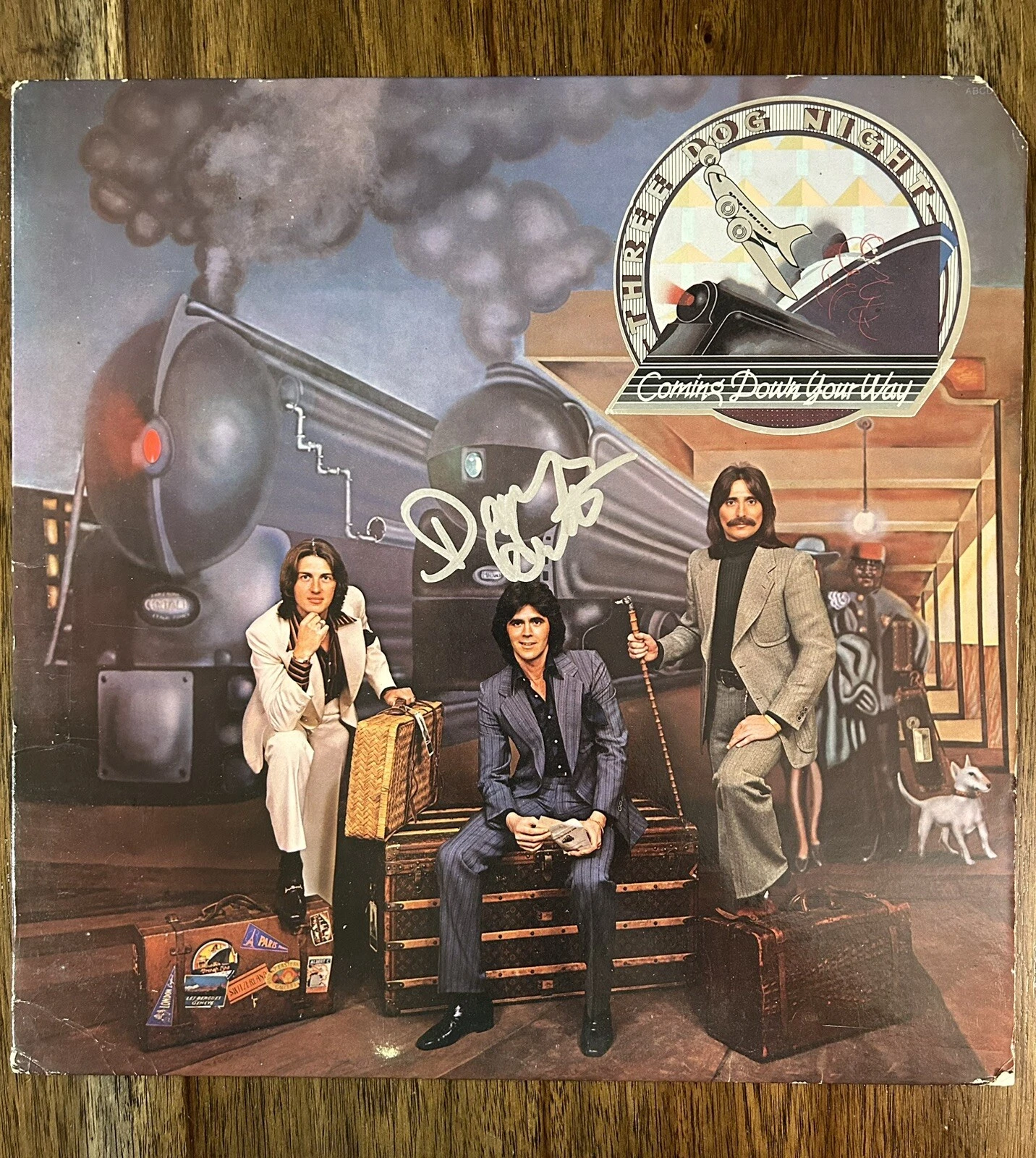 Danny Hutton ‘Three Dog Night’ Signed Vinyl Album ‘Coming Down Your Way’