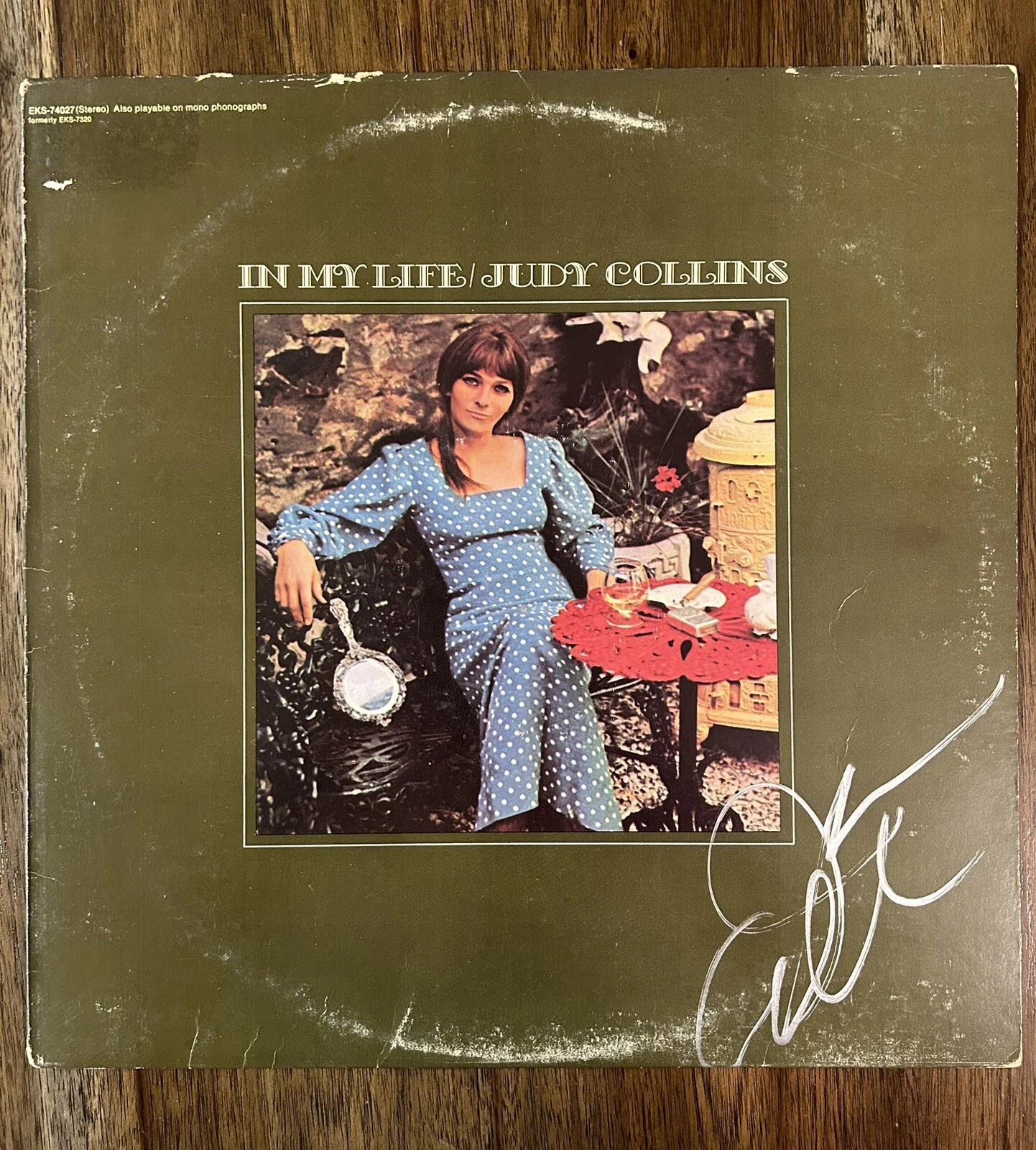 Judy Collins ‘In My Life’ Signed Vinyl Album Autograph