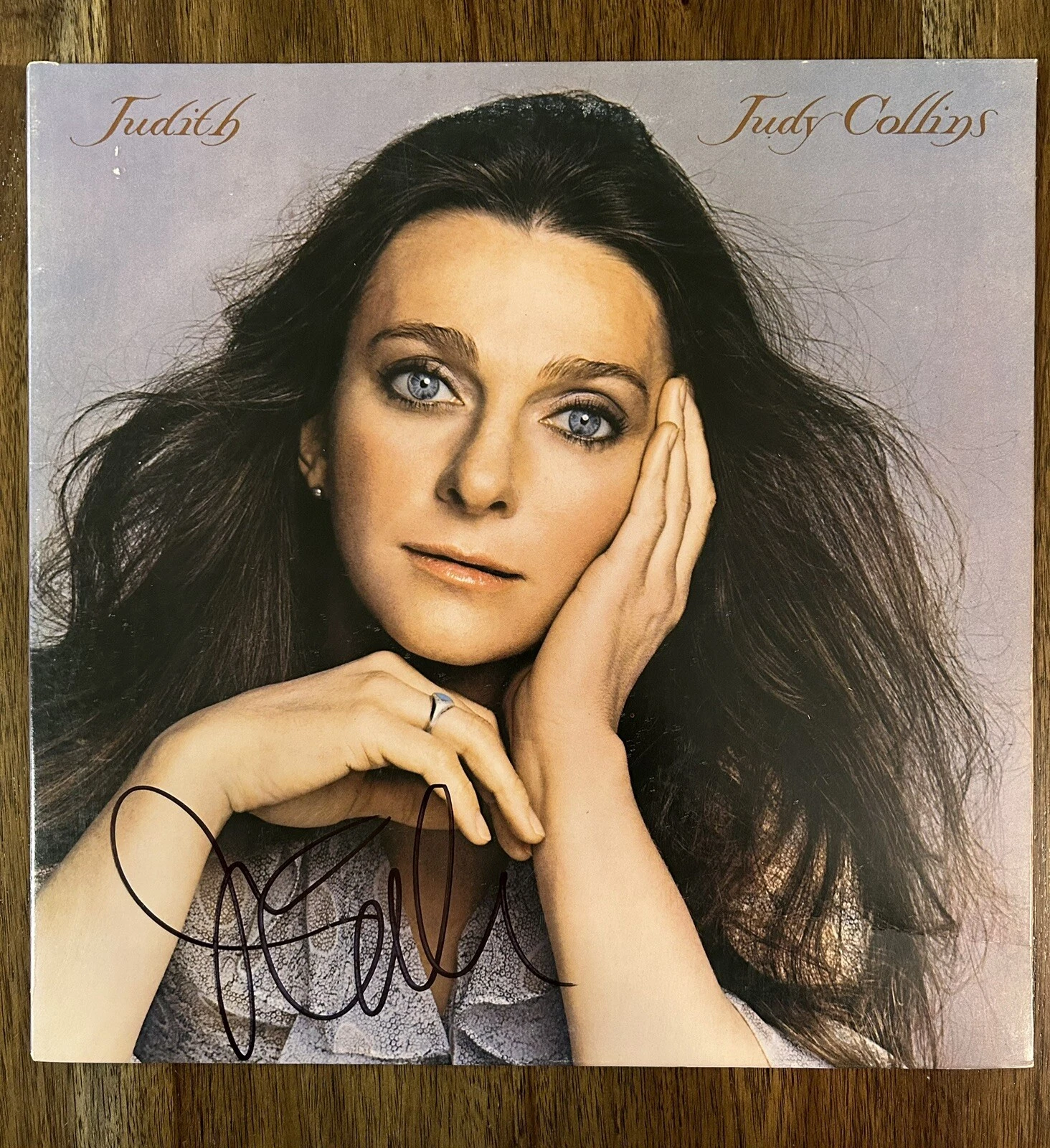 Judy Collins ‘Judith’ Signed Vinyl Album Autograph