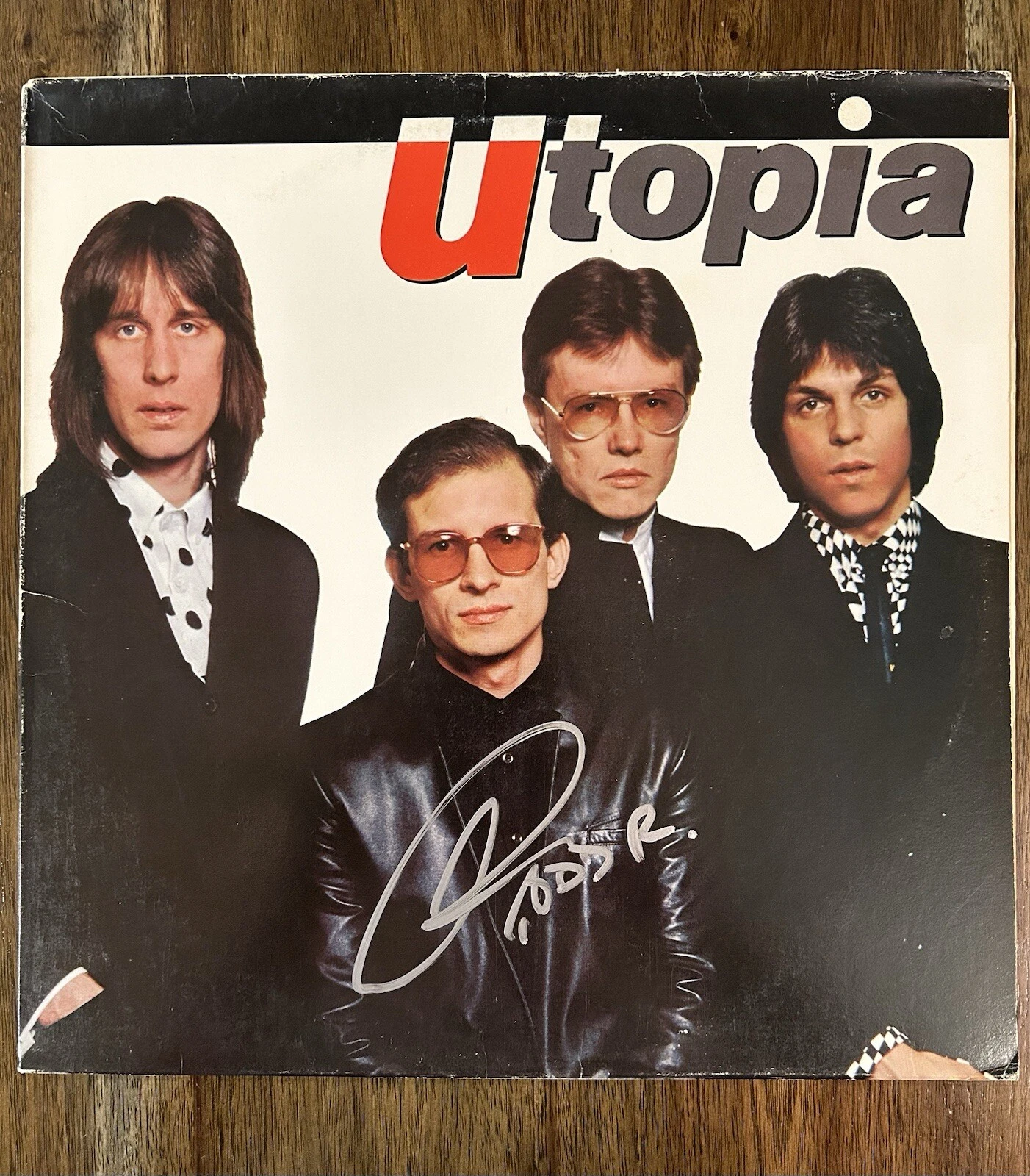 ‘Todd Rundgren’ ‘Utopia’ Signed Vinyl Album Self Titled Autograph