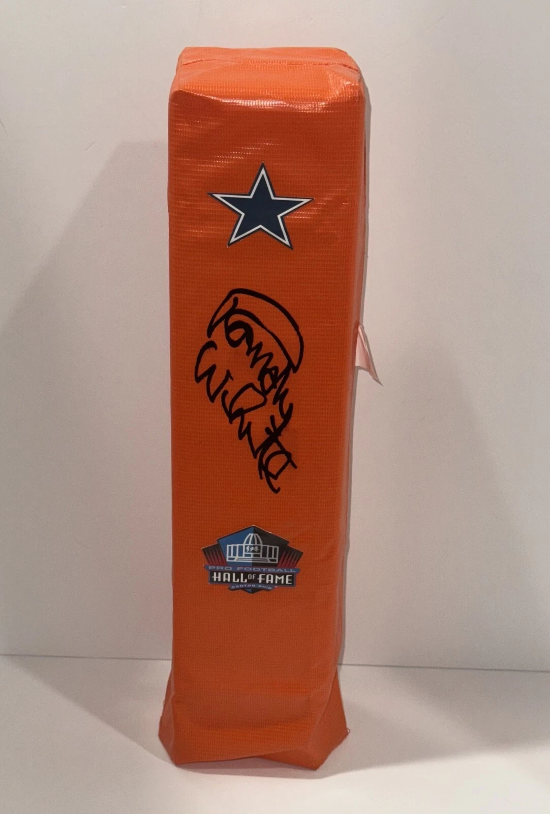 RANDY WHITE SIGNED TOUCHDOWN PYLON DALLAS COWBOYS FOOTBALL HOF