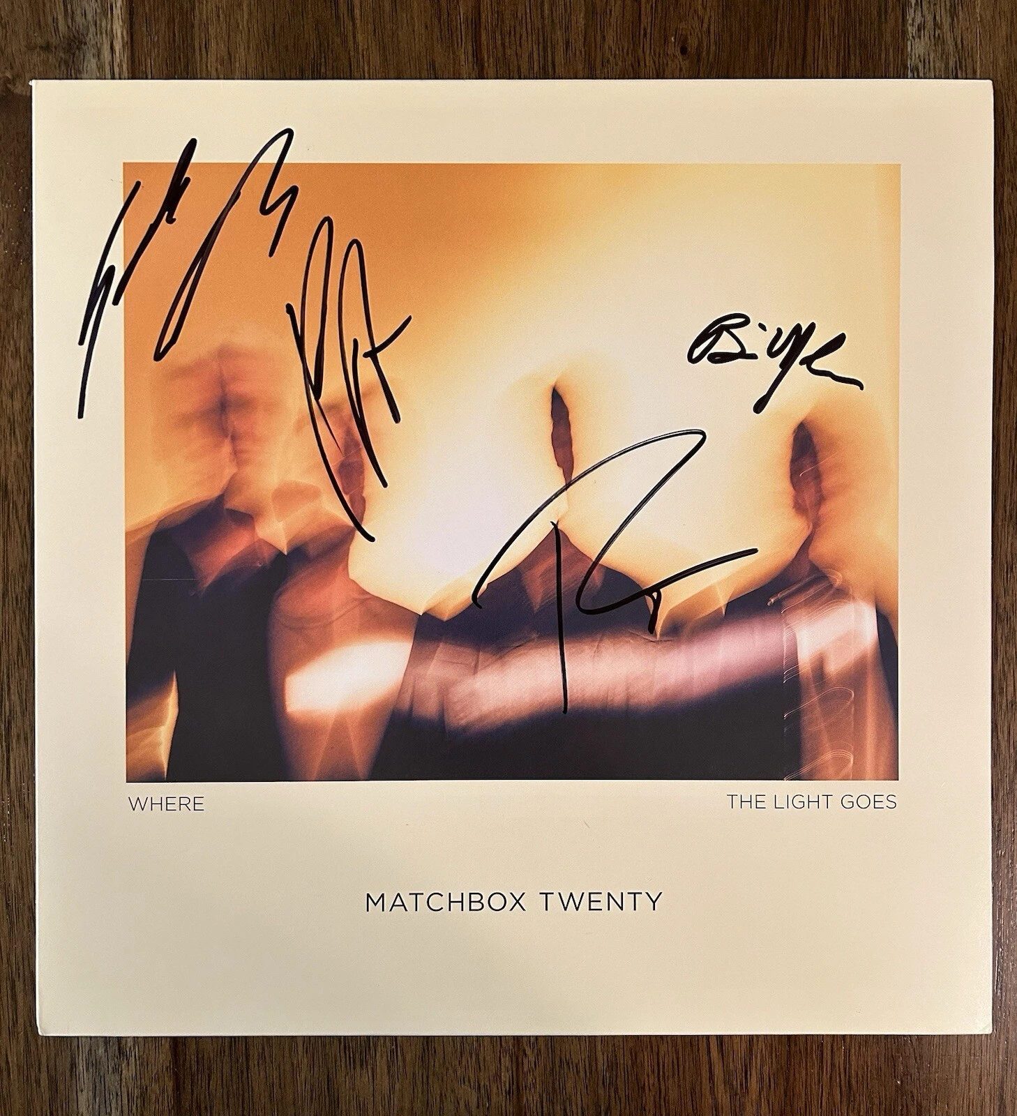 Matchbox Twenty Full Band Signed Where The Light Goes Vinyl Album Rob Thomas +3