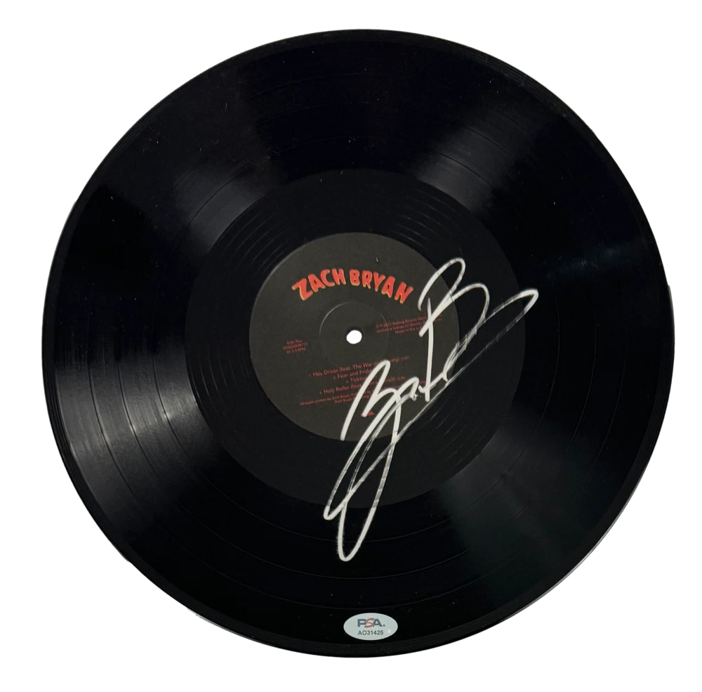 Zach Bryan Signed Autograph Album Vinyl Record LP Disc - Country Music Star PSA