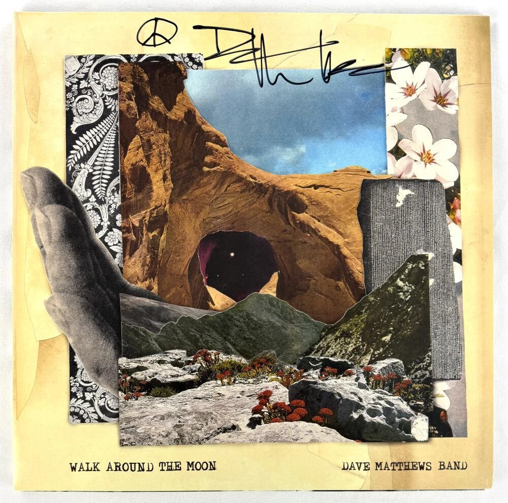 Dave Matthews Signed Autograph Album Vinyl Record - Walk Around the Moon Beckett