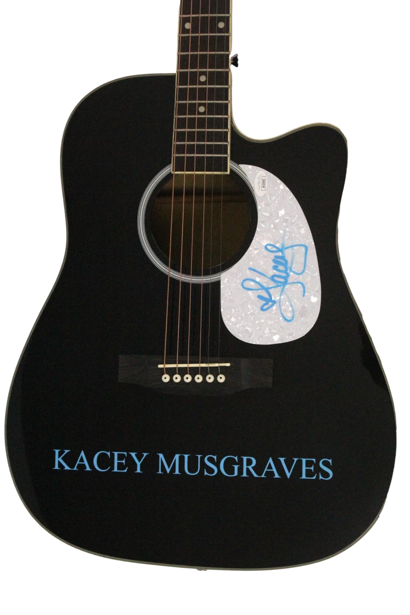 Kacey Musgraves Signed Autograph Acoustic Guitar - Country Music Beauty JSA COA