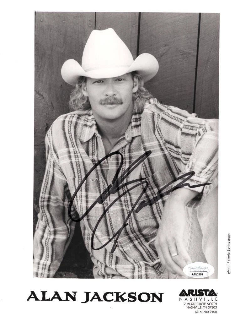 Alan Jackson Signed Autograph 8x10 Photo - Country Music Icon w/ JSA COA