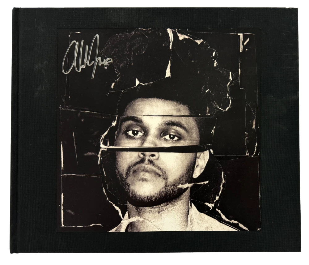 THE WEEKND SIGNED AUTOGRAPH BEAUTY BEHIND THE MADNESS BOOK W/ BECKETT COA COLLECTIBLE MEMORABILIA