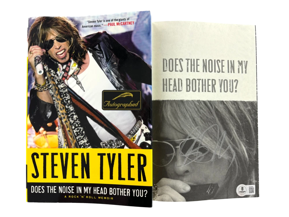 Steven Tyler Aerosmith Signed Autograph Memoir Book - Toys in the Attic Beckett